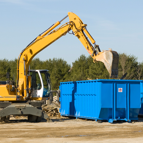 are there any restrictions on where a residential dumpster can be placed in Arcada Michigan